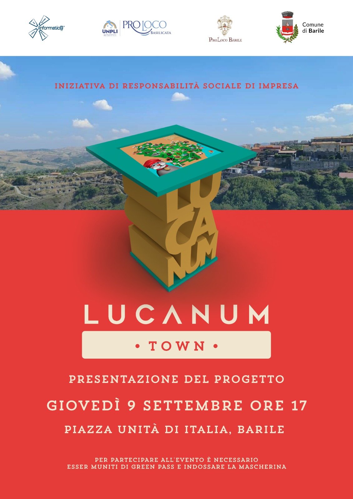 Al momento stai visualizzando Innoviamo e riprendiamo insieme la socialità con Lucanum Town